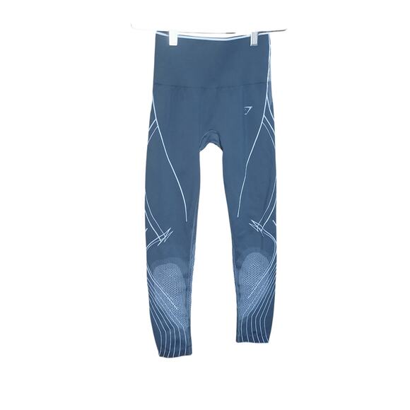 Gymshark Apex Seamless High Rise Womens Gray Leggings Size XS - Picture 1 of 4